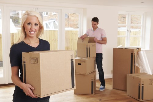 Man with van service helping with a local move in South Kensington