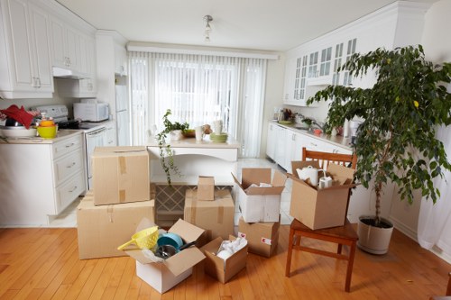 Careful handling of furniture in a local residential move