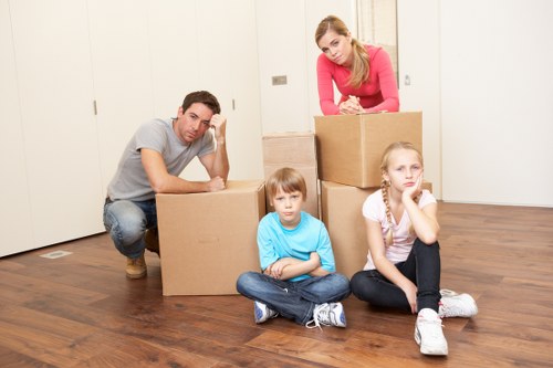 Careful handling of fragile items during a South Kensington relocation