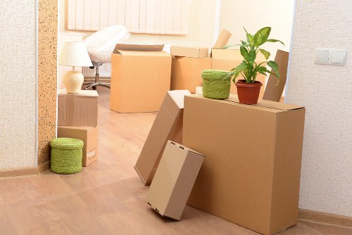 South Kensington office or home removal service with organised moving equipment